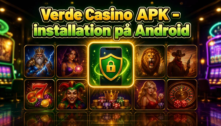 Verde Casino APK - installation på Android