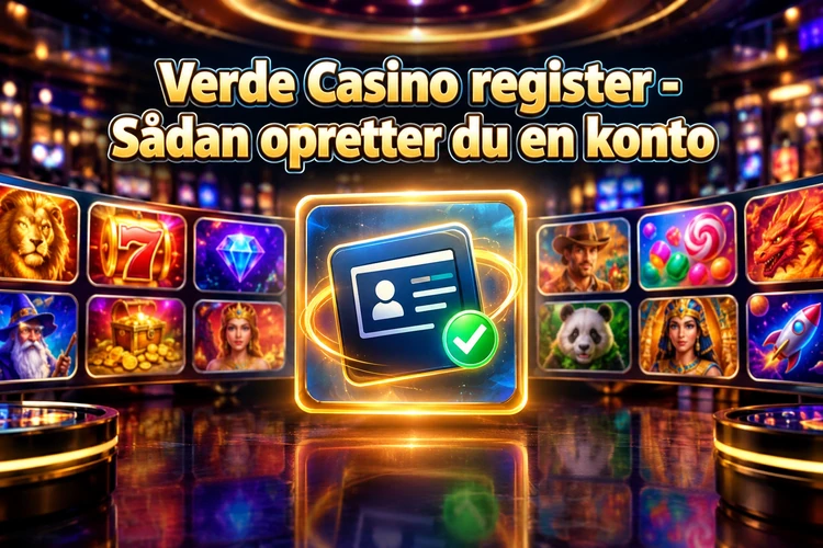 Verde Casino register - Sådan opretter du en konto